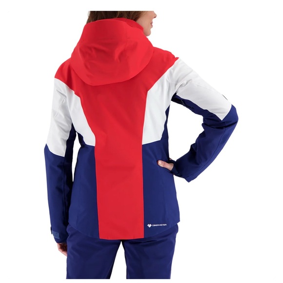 Obermeyer Women's Red, White, and Blue Jacket - Picture 3 of 6